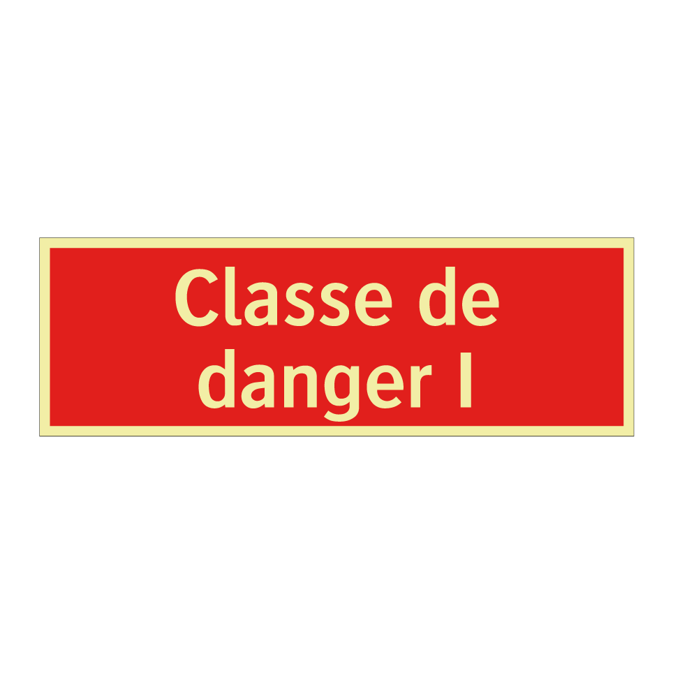 Classe de danger I