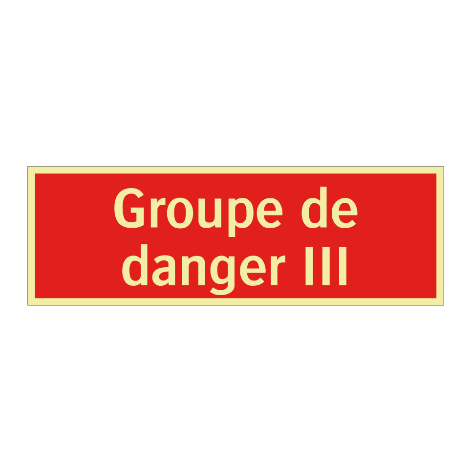 Groupe de danger III