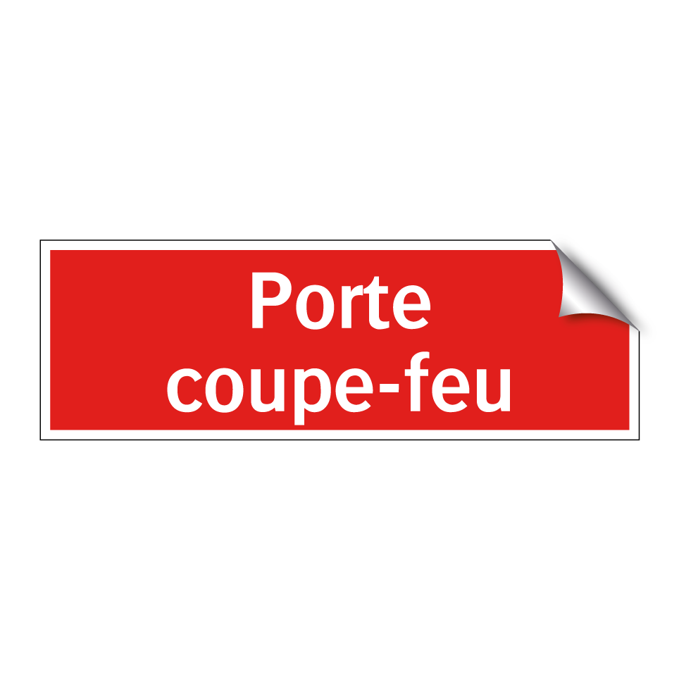 Porte coupe-feu