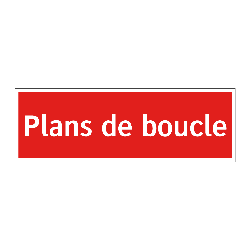 Plans de boucle