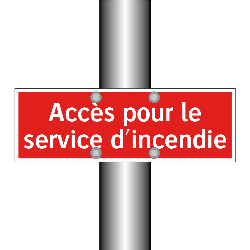 Accès pour le service d'incendie