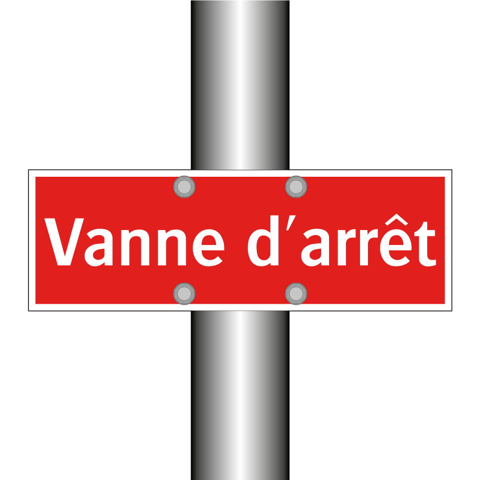 Vanne d'arrêt