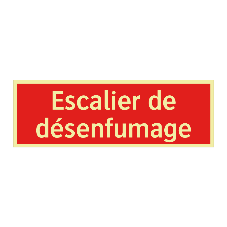 Escalier de désenfumage