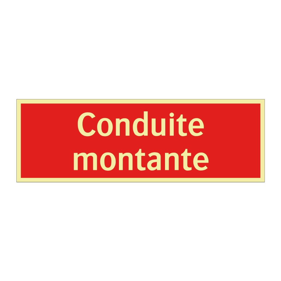 Conduite montante