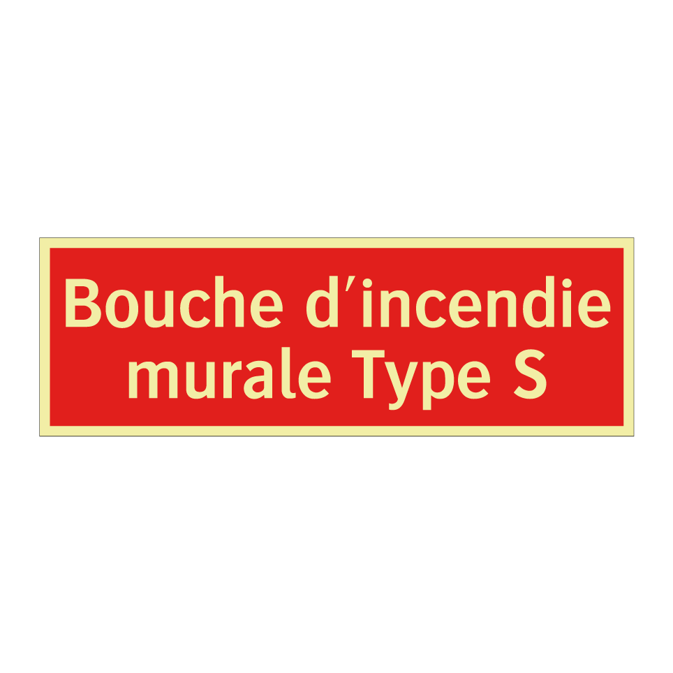 Bouche d'incendie murale Type S
