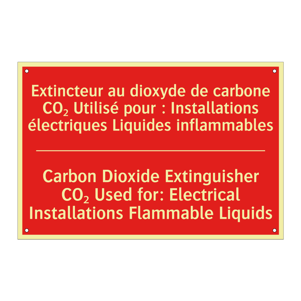 Extincteur au dioxyde de carbone /.../ - Carbon Dioxide Extinguisher CO₂ /.../