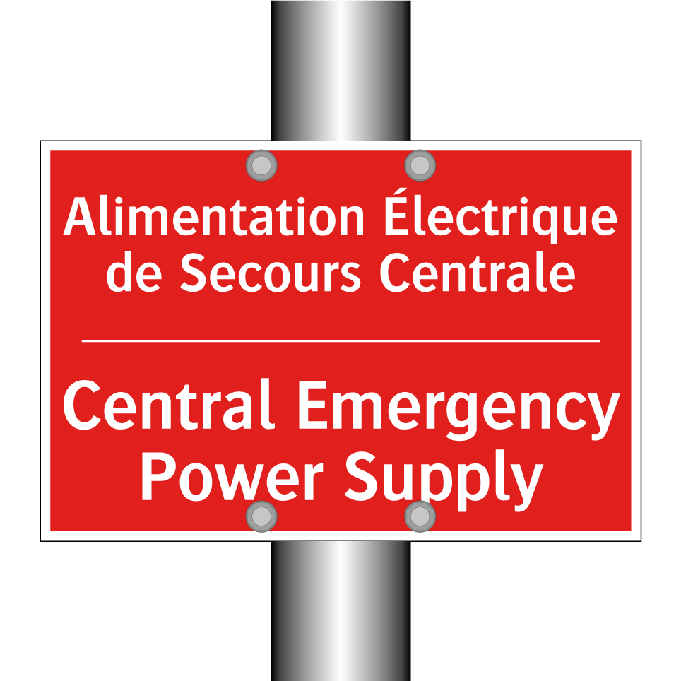 Alimentation Électrique de Secours /.../ - Central Emergency Power Supply