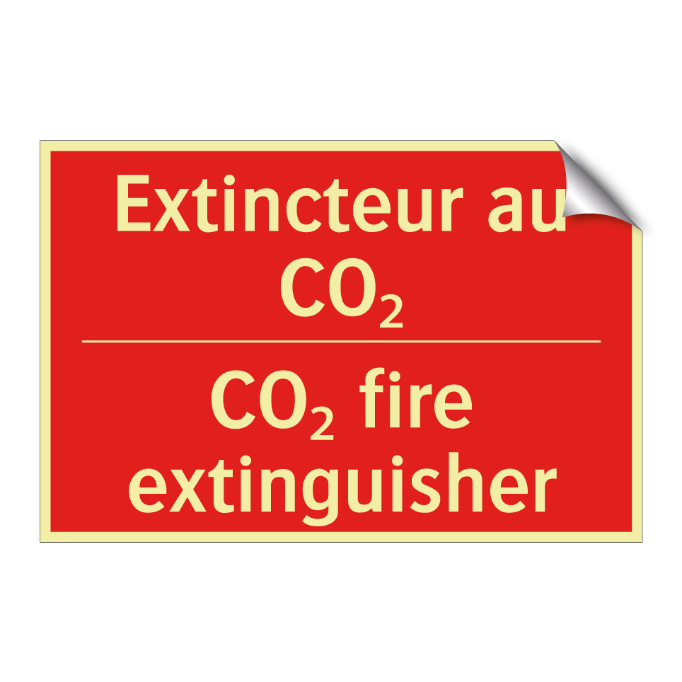 Extincteur au CO₂ - CO₂ fire extinguisher