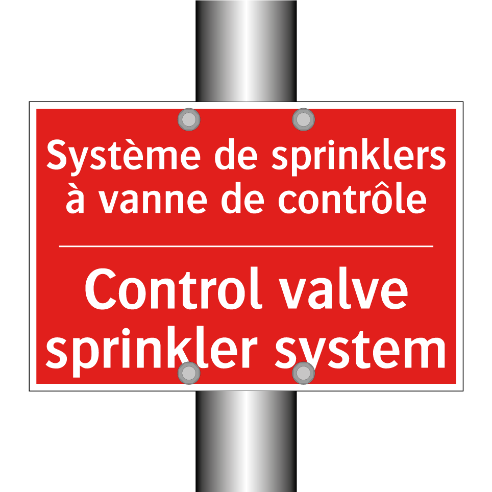 Système de sprinklers à vanne /.../ - Control valve sprinkler system