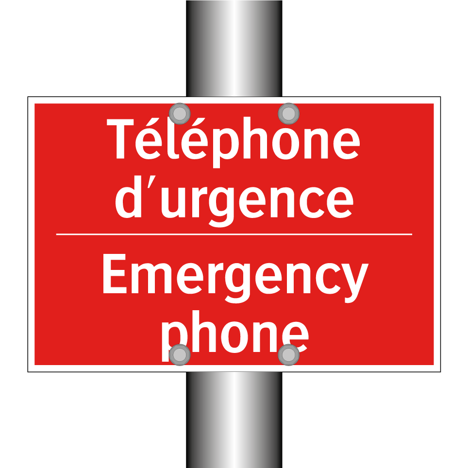 Téléphone d'urgence - Emergency phone
