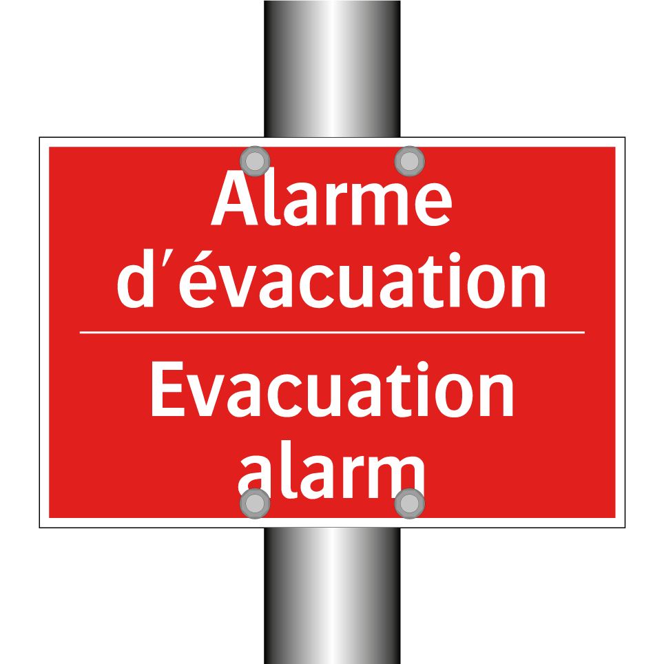 Alarme d'évacuation - Evacuation alarm
