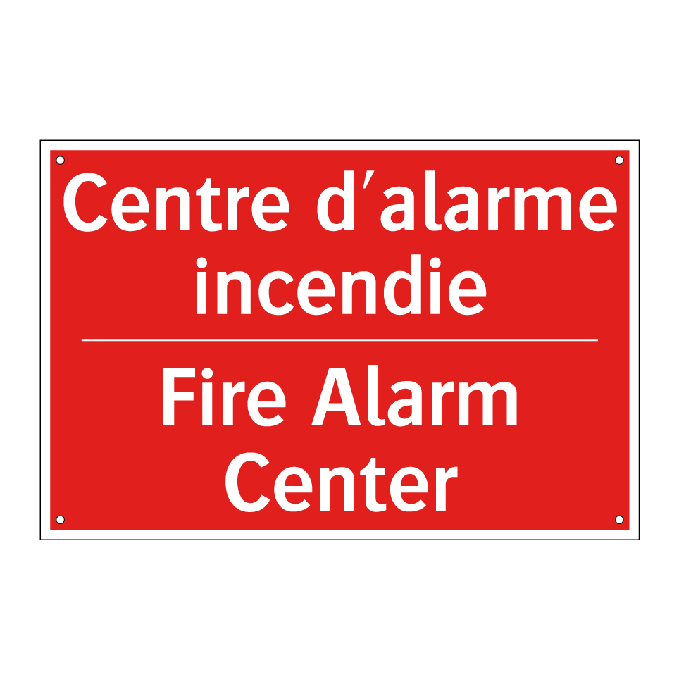 Centre d'alarme incendie - Fire Alarm Center