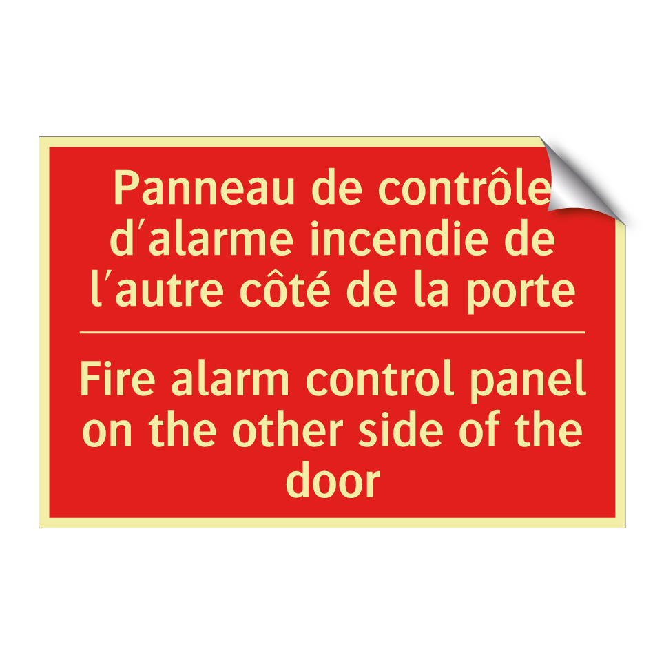 Panneau de contrôle d'alarme incendie /.../ - Fire alarm control panel on the /.../