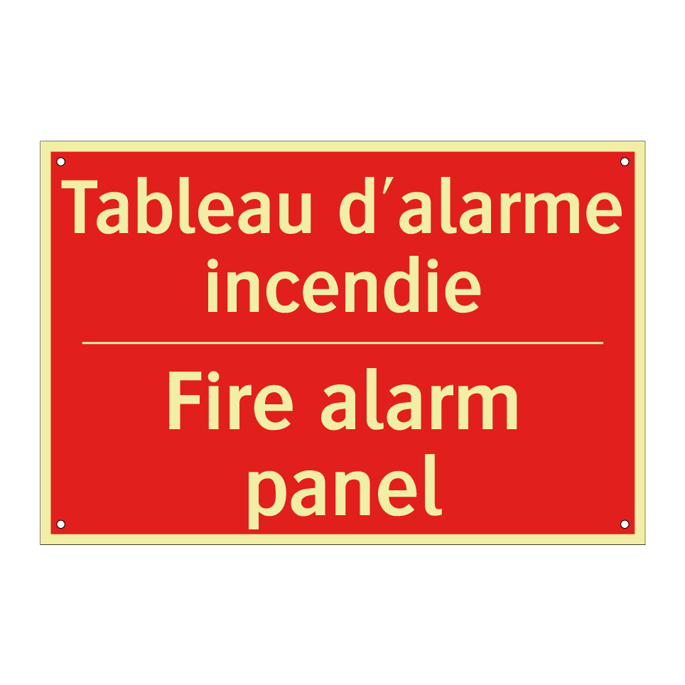 Tableau d'alarme incendie - Fire alarm panel
