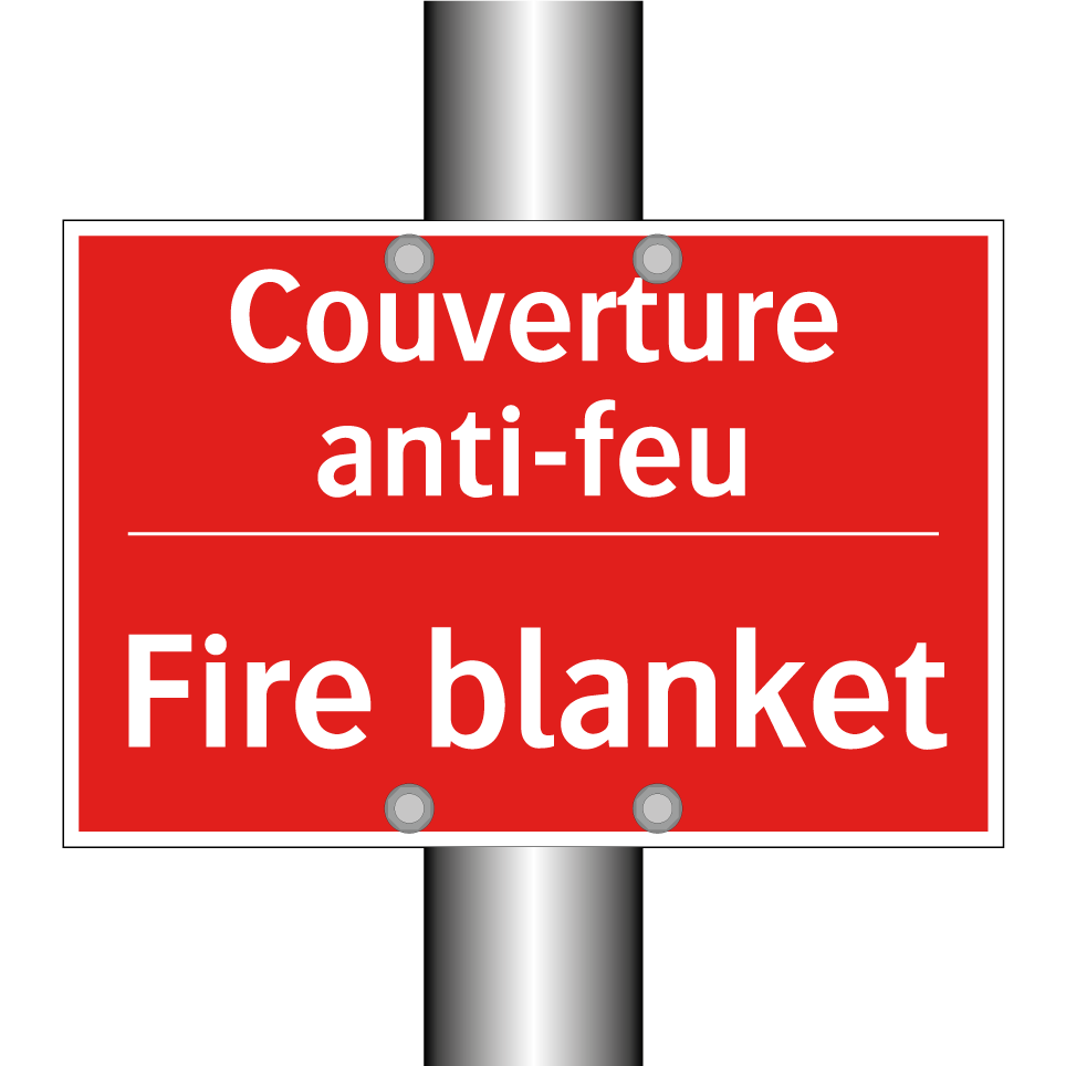 Couverture anti-feu - Fire blanket