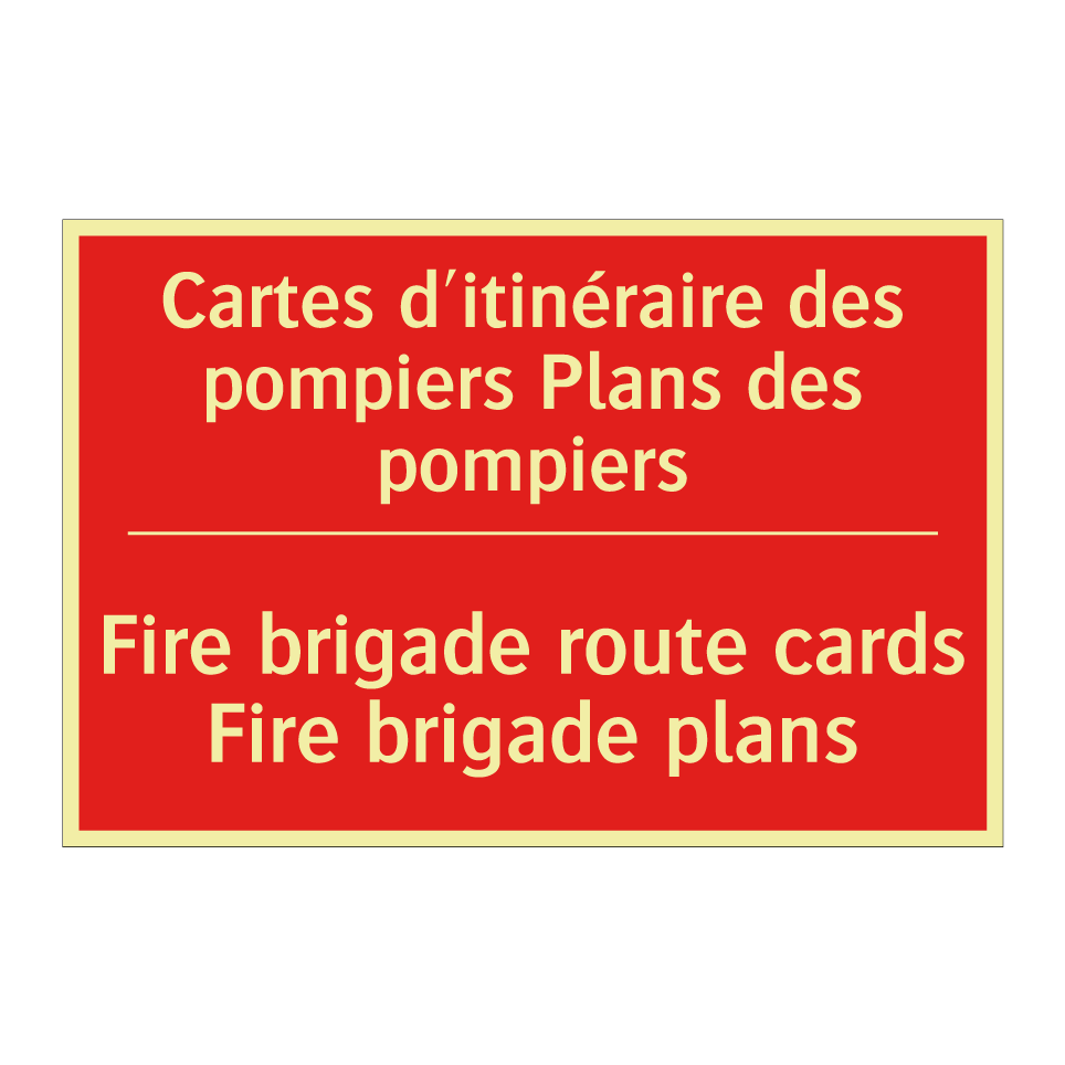 Cartes d'itinéraire des pompiers /.../ - Fire brigade route cards Fire /.../