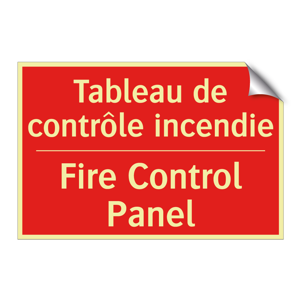Tableau de contrôle incendie - Fire Control Panel