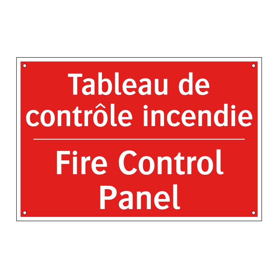 Tableau de contrôle incendie - Fire Control Panel