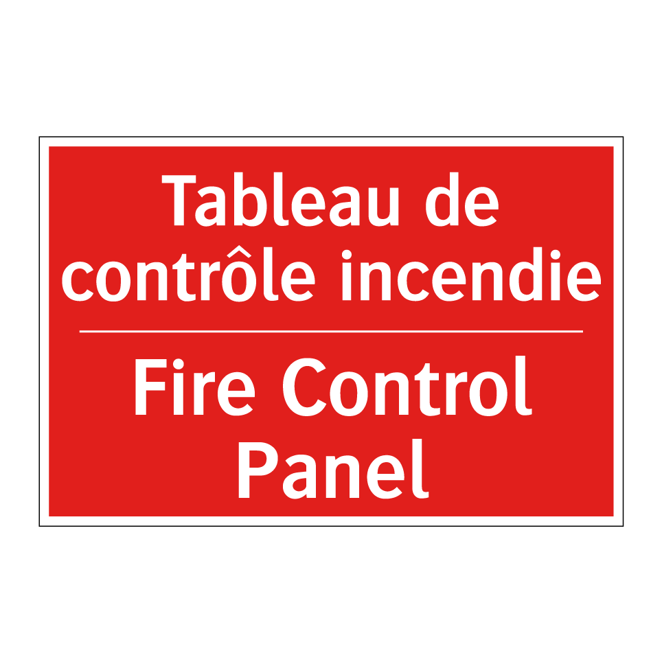 Tableau de contrôle incendie - Fire Control Panel