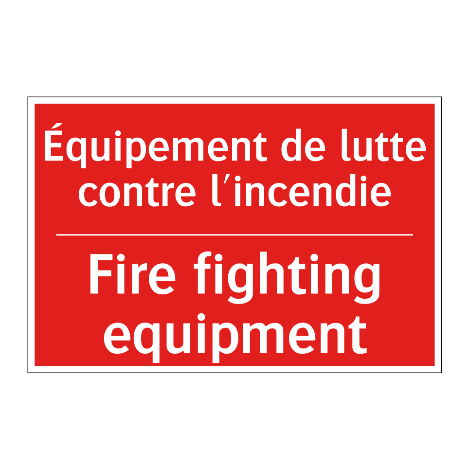 Équipement de lutte contre l'incendie /.../ - Fire fighting equipment
