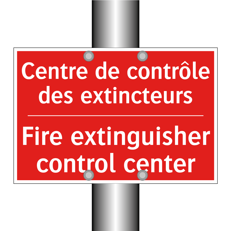 Centre de contrôle des extincteurs /.../ - Fire extinguisher control center /.../