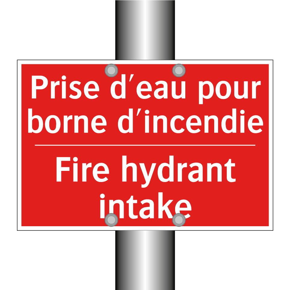 Prise d'eau pour borne d'incendie /.../ - Fire hydrant intake