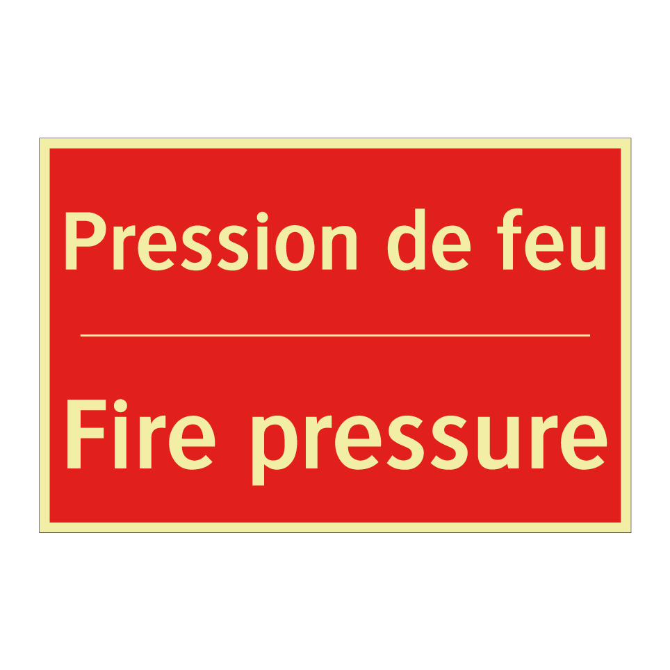 Pression de feu - Fire pressure