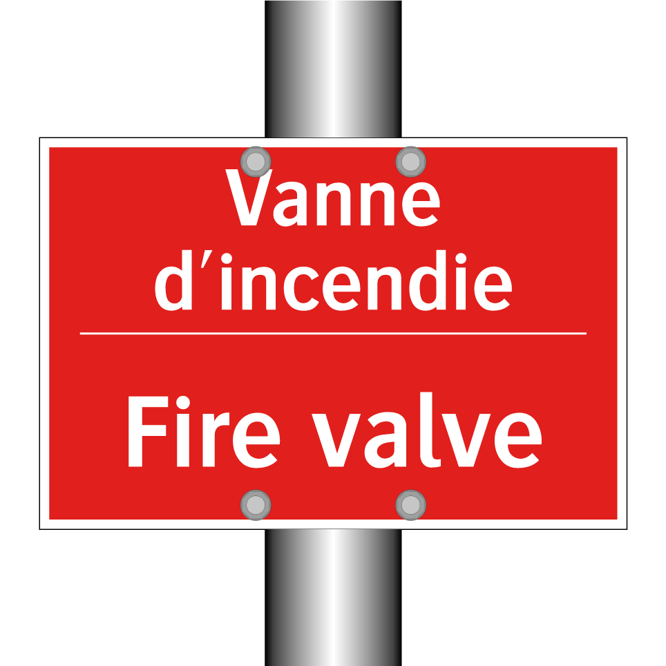 Vanne d'incendie - Fire valve