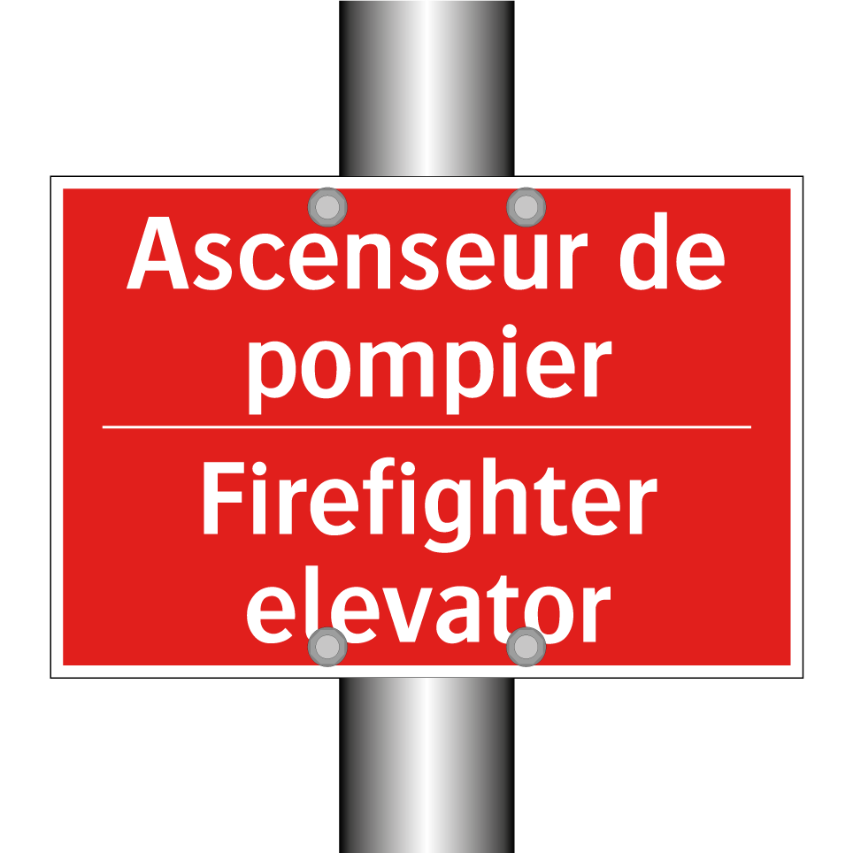 Ascenseur de pompier - Firefighter elevator