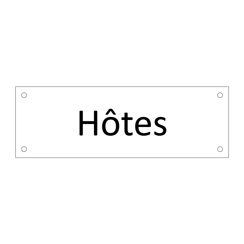 Hôtes & Hôtes & Hôtes