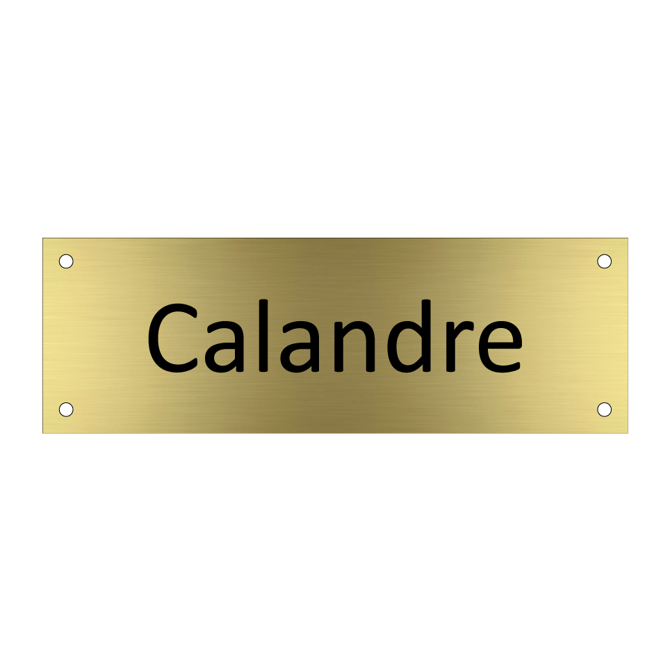 Calandre & Calandre & Calandre