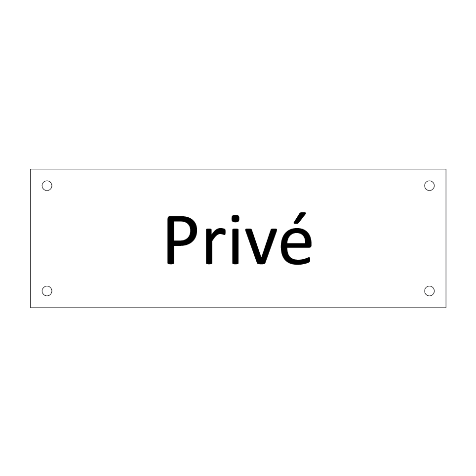 Privé & Privé & Privé