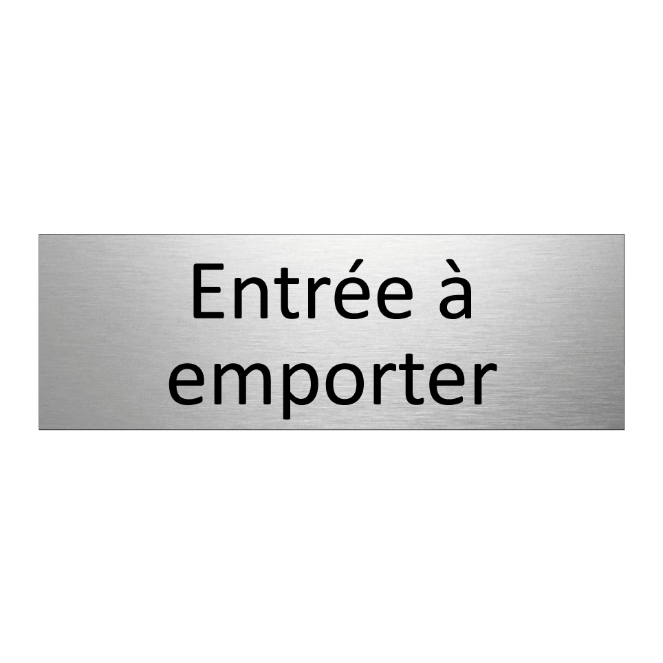 Entrée à emporter