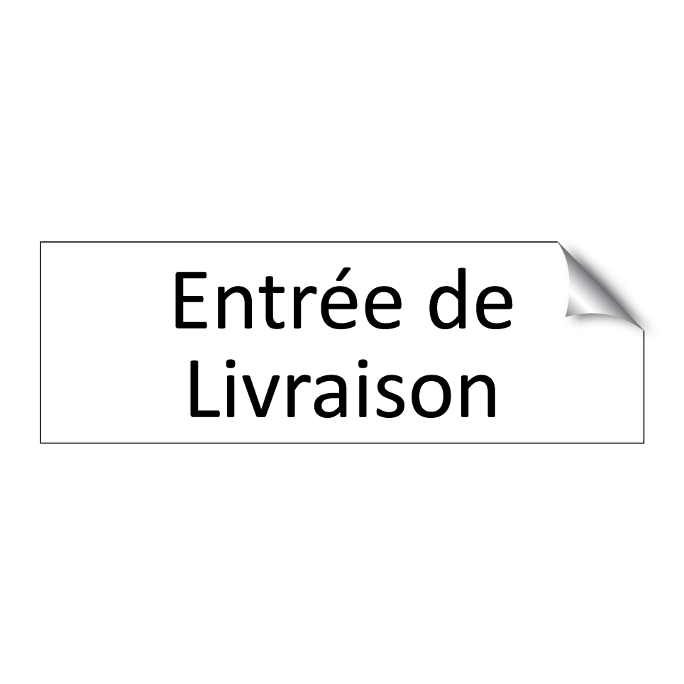 Entrée de Livraison