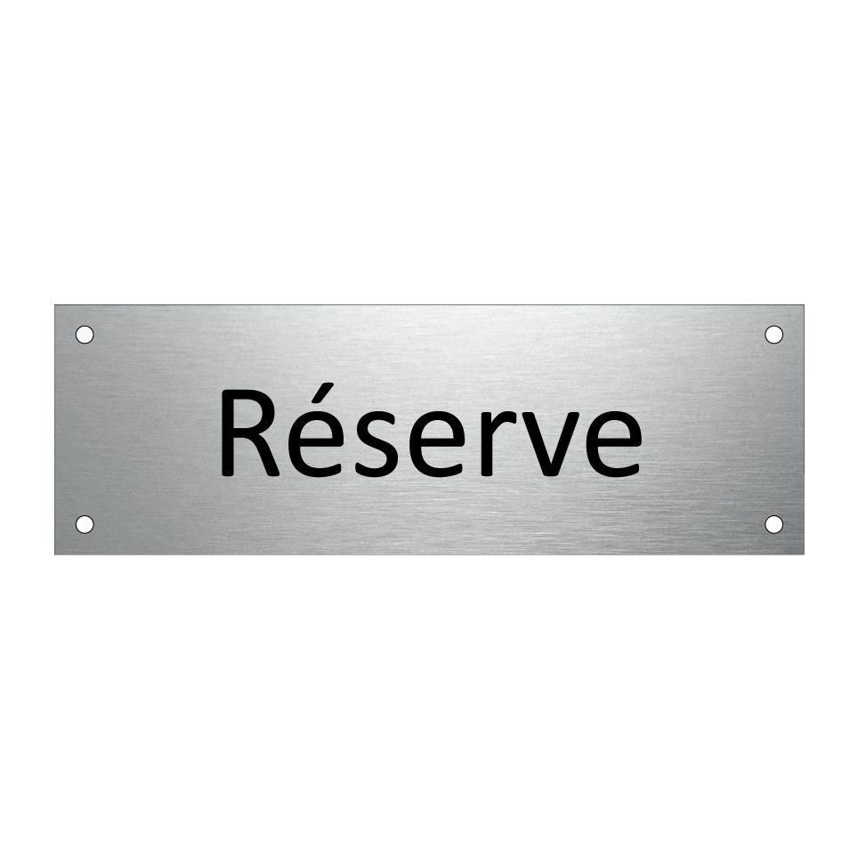 Réserve & Réserve & Réserve
