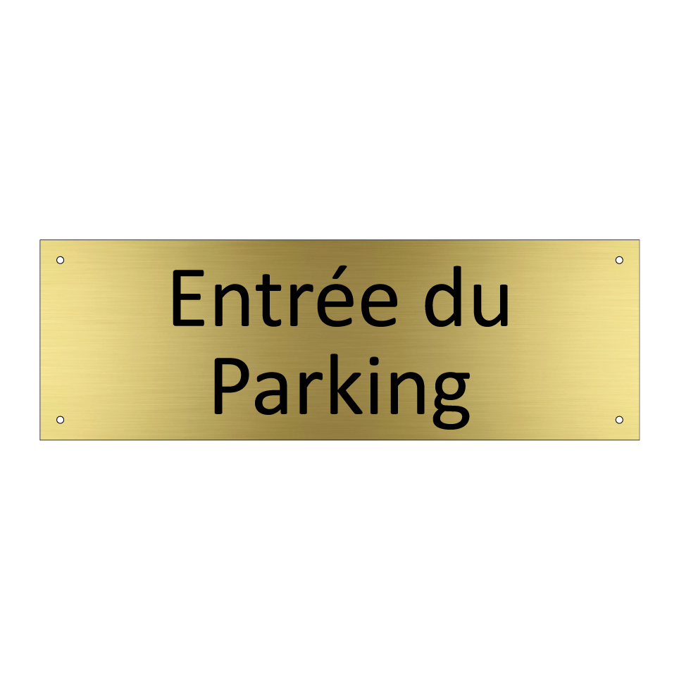 Entrée du Parking