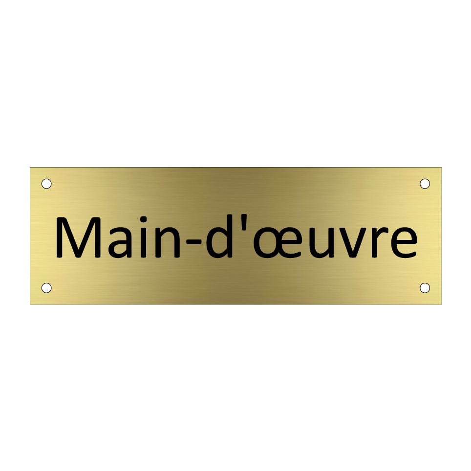Main-d'œuvre & Main-d'œuvre & Main-d'œuvre