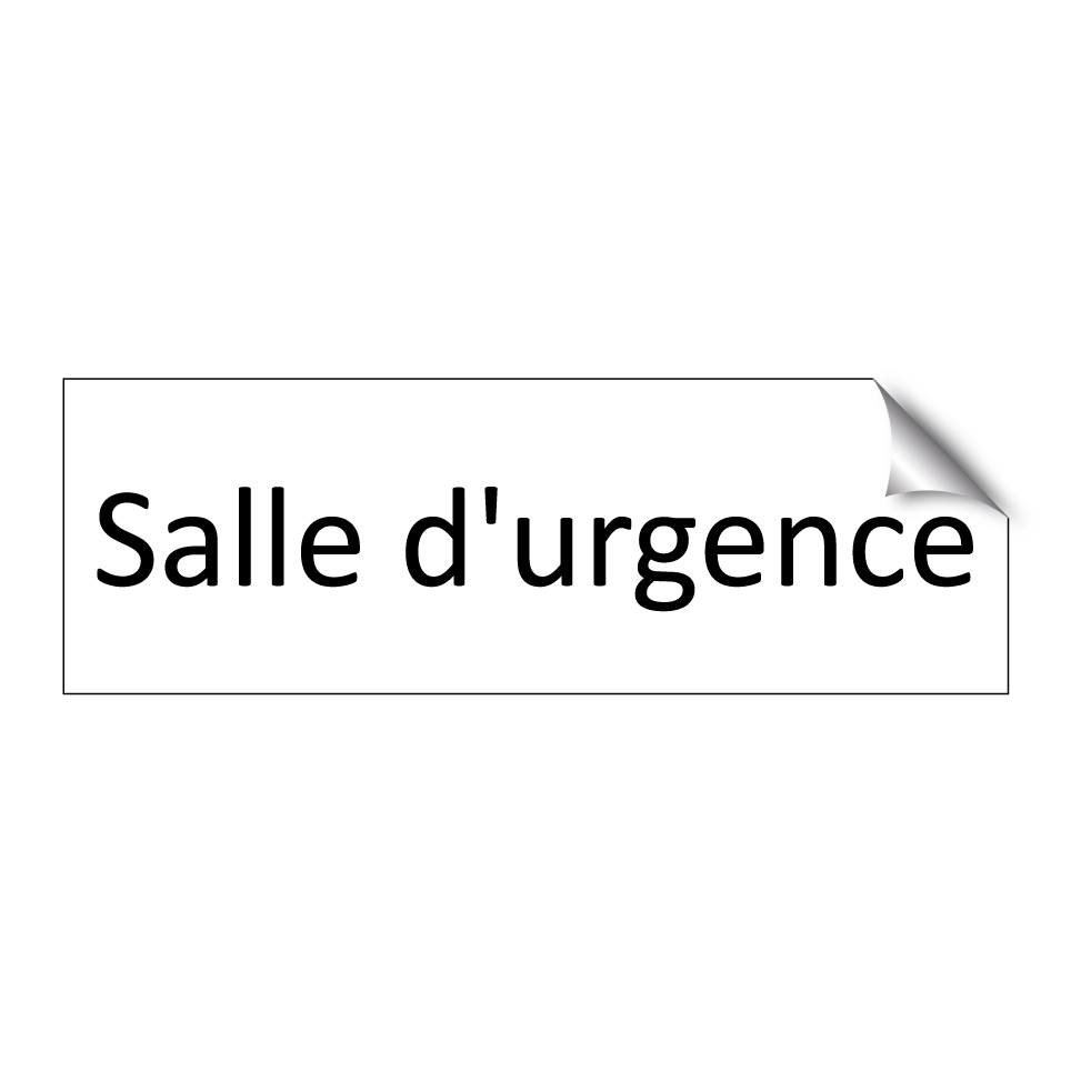 Salle d'urgence