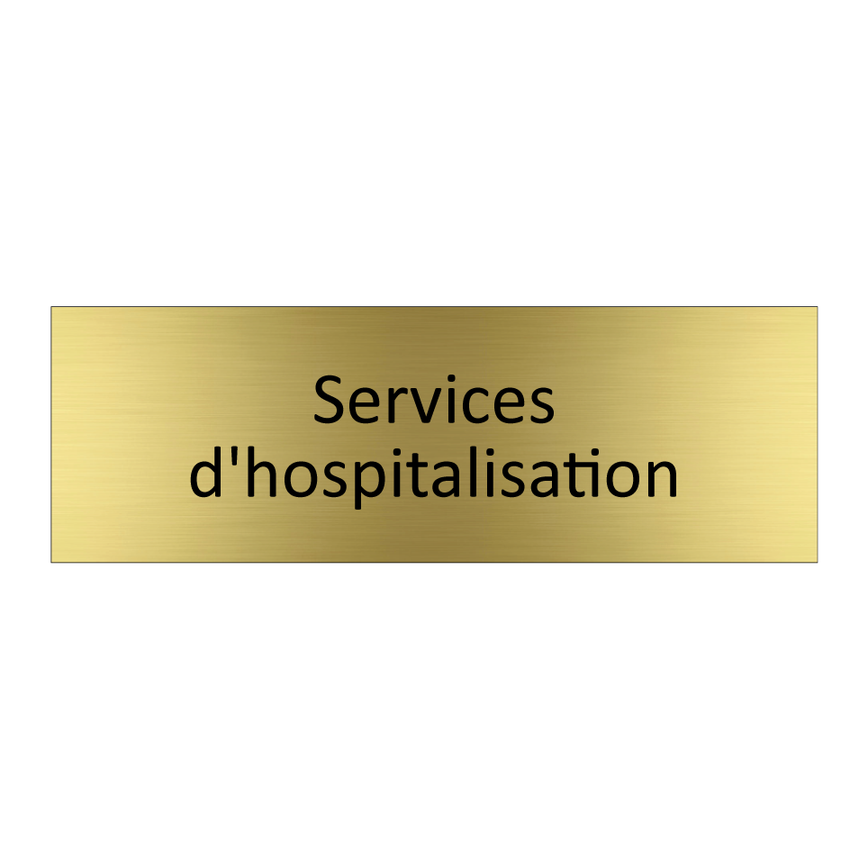 Services d'hospitalisation