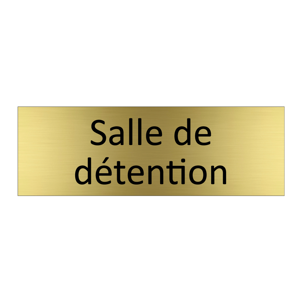 Salle de détention