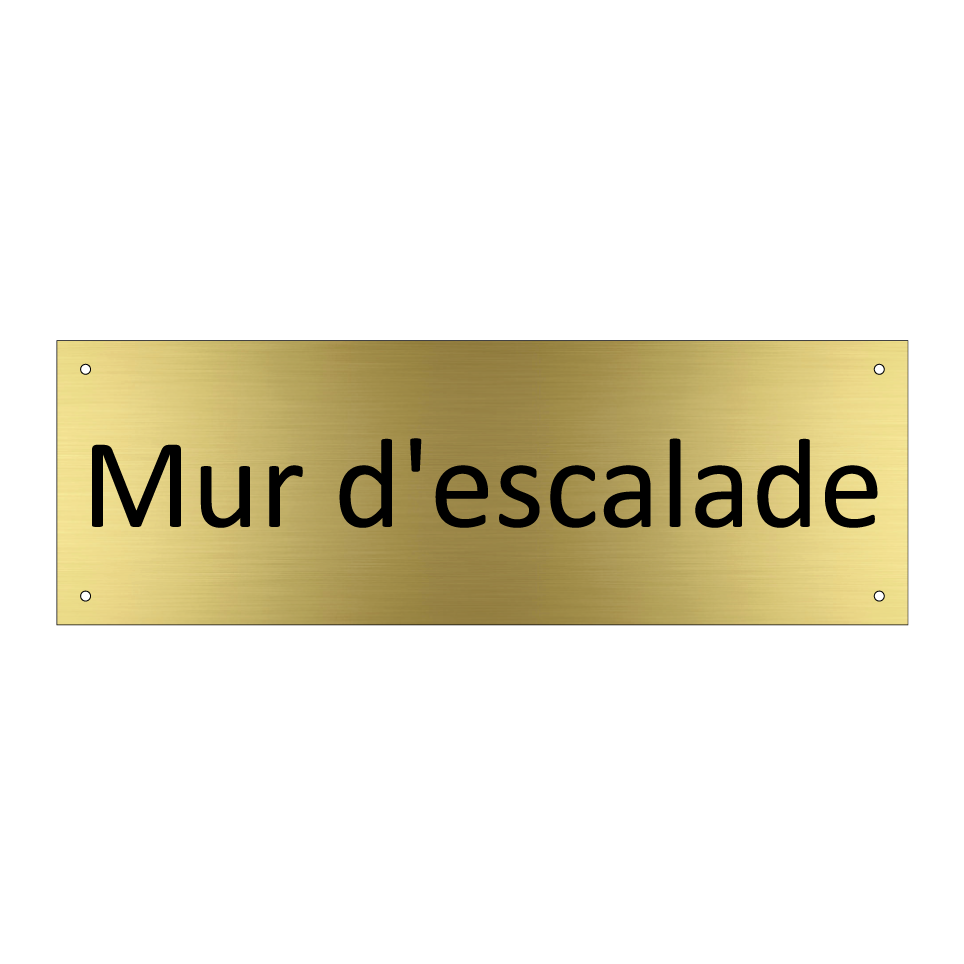 Mur d'escalade