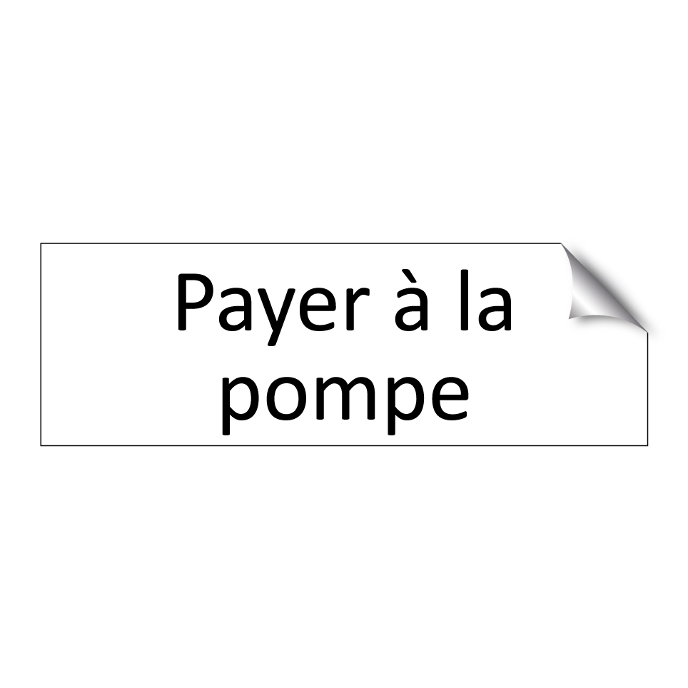 Payer à la pompe