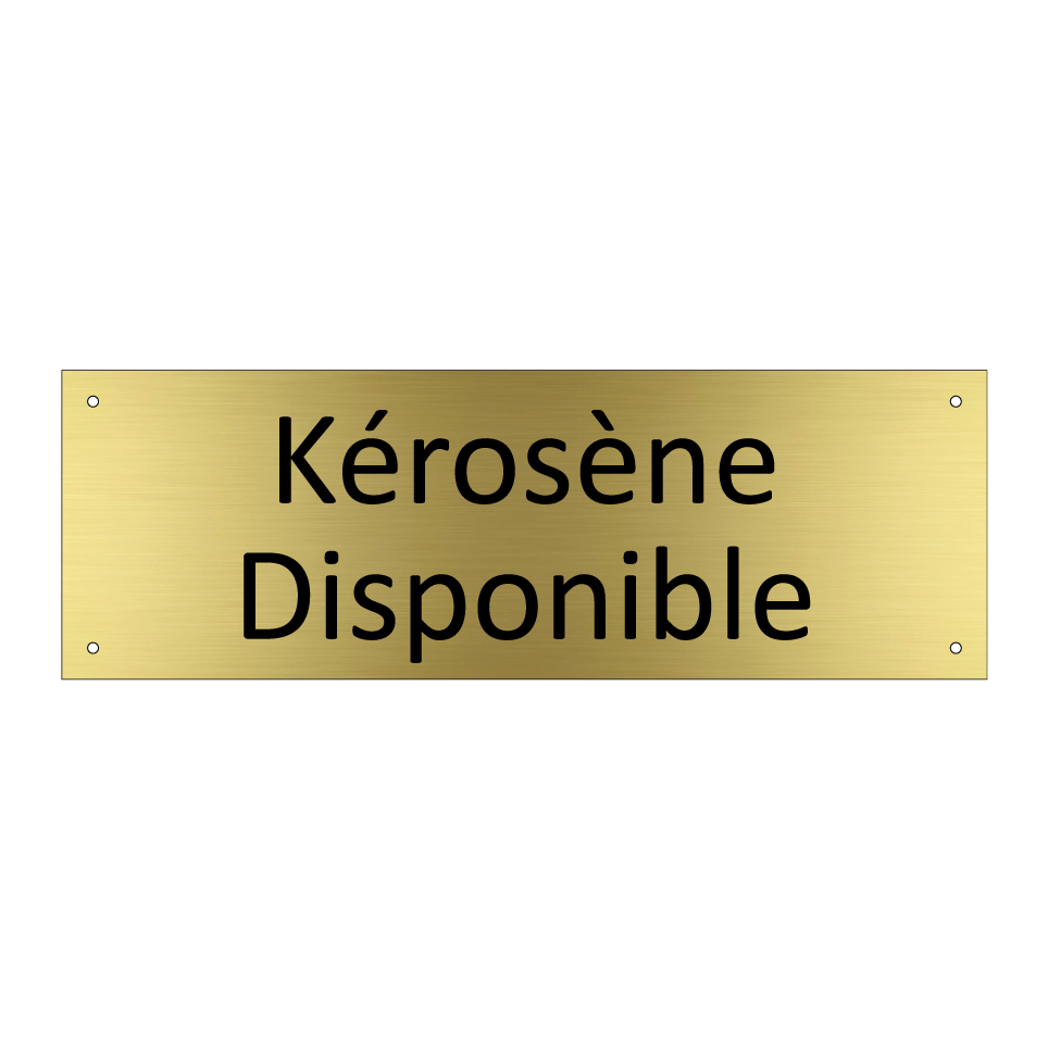 Kérosène Disponible