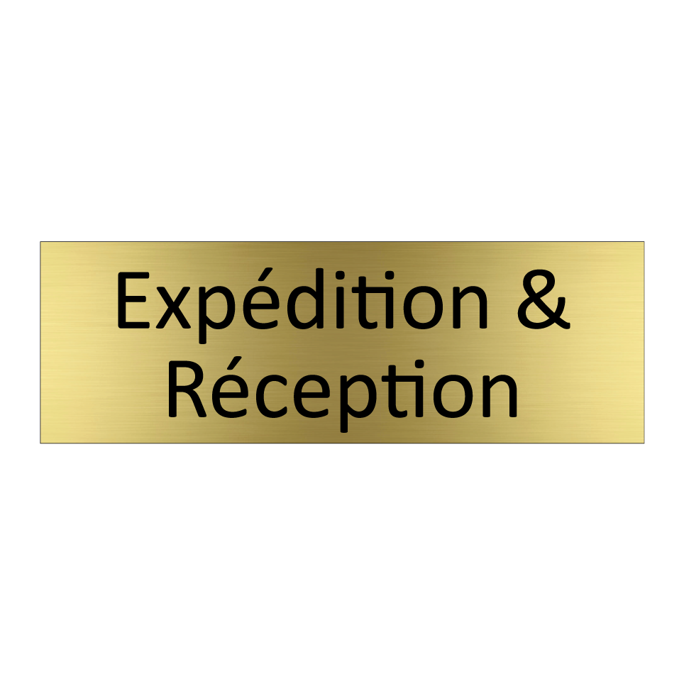 Expédition & Réception