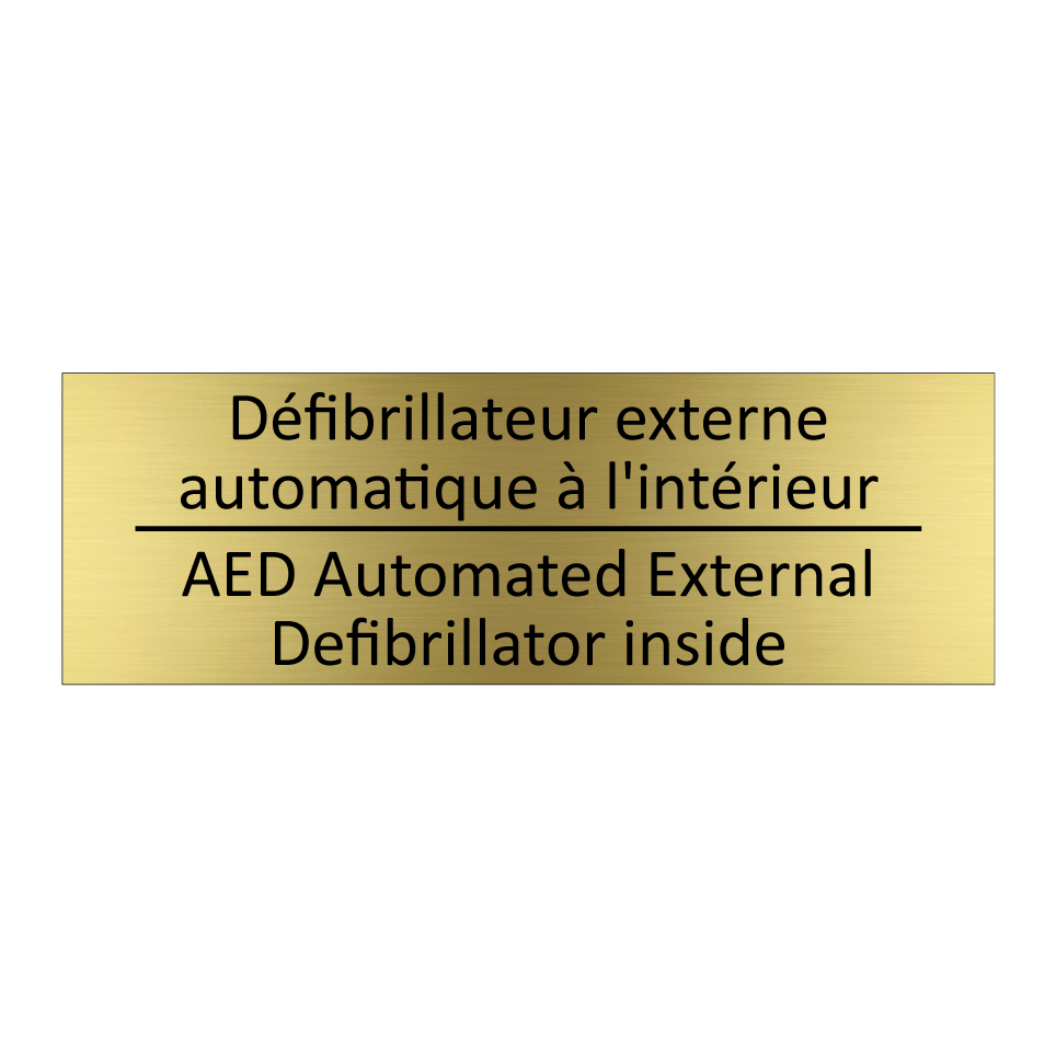 Défibrillateur externe automatique  /.../ - AED Automated External Defibrillator  /.../