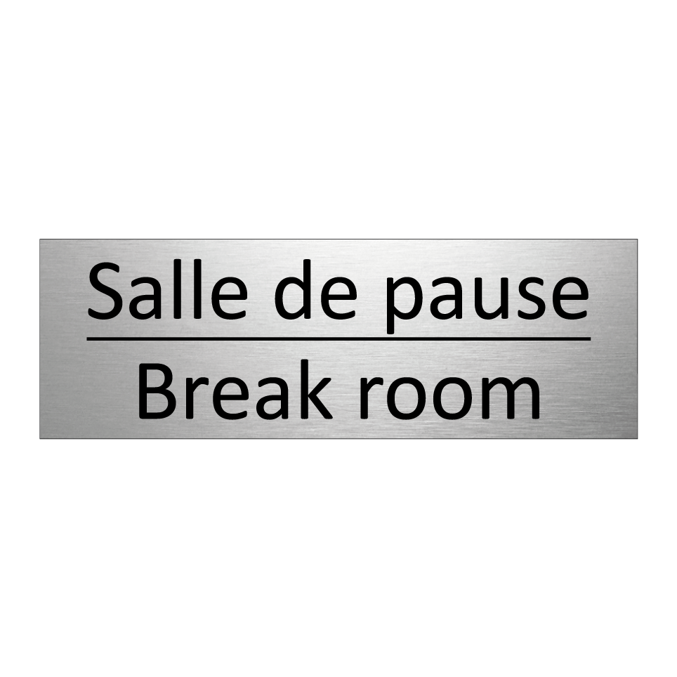 Salle de pause - Break room