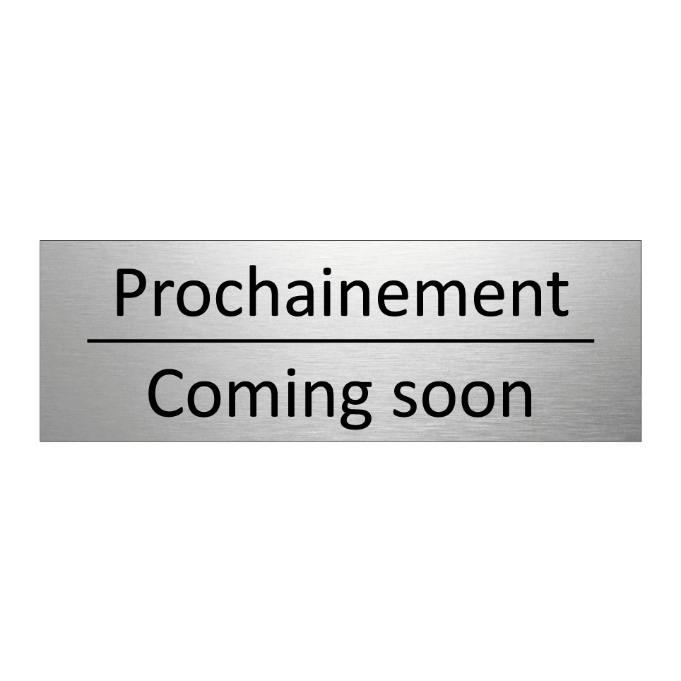 Prochainement - Coming soon
