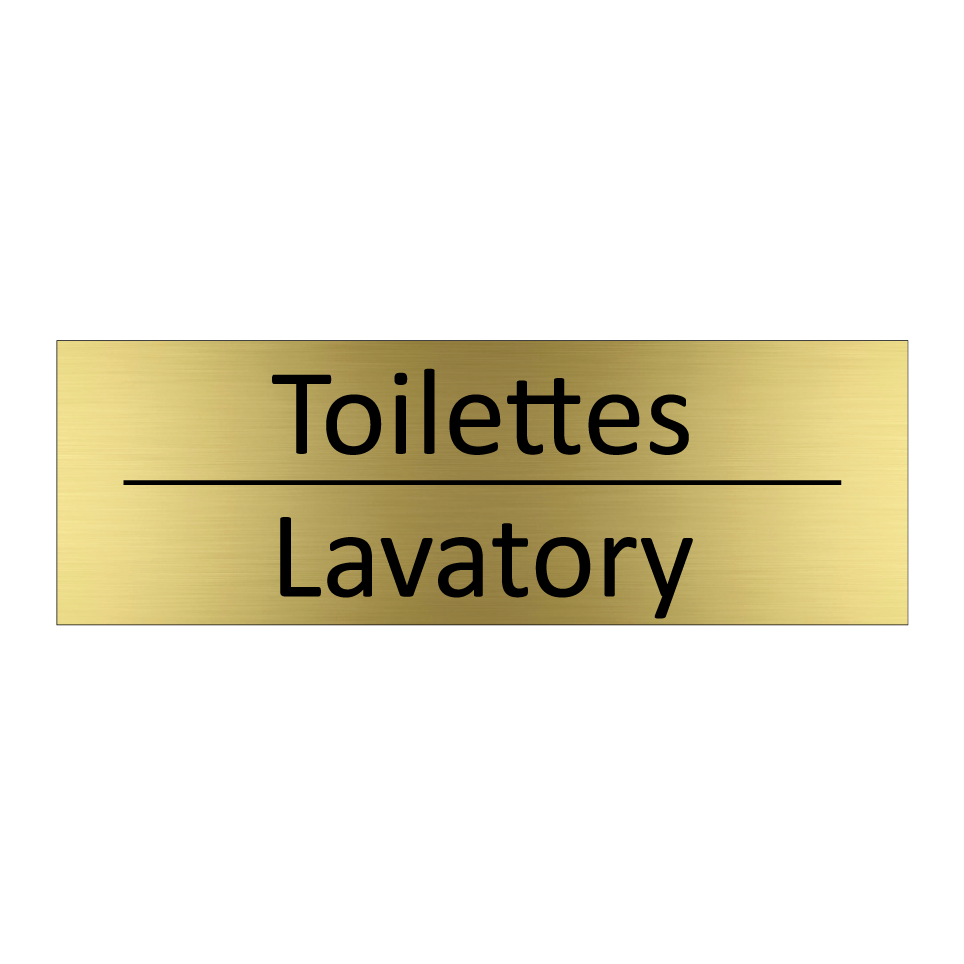 Toilettes - Lavatory
