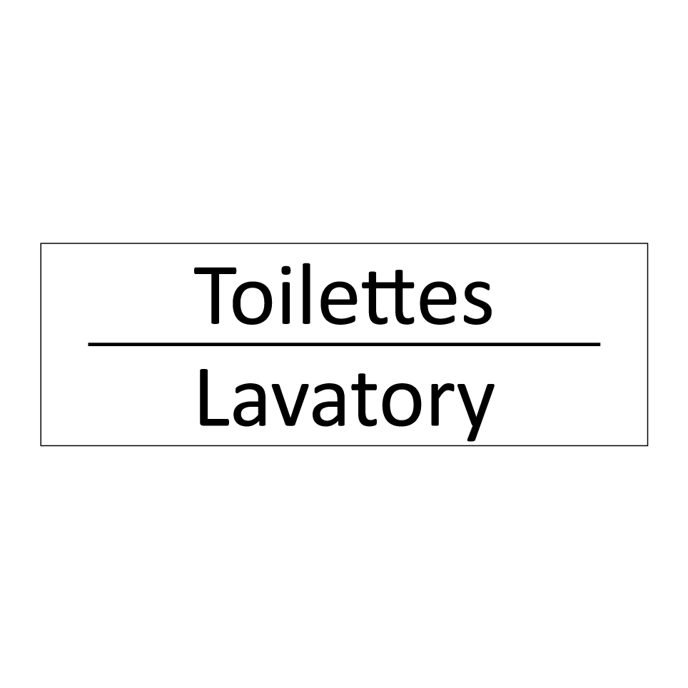 Toilettes - Lavatory
