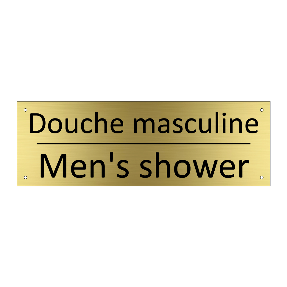 Douche masculine - Men's shower